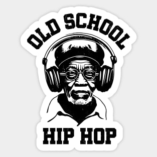 Old School Hip Hop: Vintage Beats Sticker